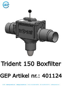 401124 Trident 150 Boxfilter regenwaterfilter